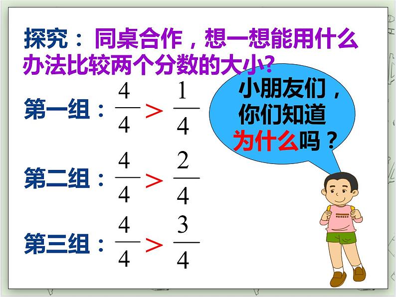 【沪教版五年制】四年级上册第三单元 《分数的大小比较》ppt课件05