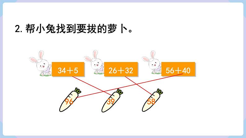 人教版二年级数学上册课件 第2单元 100以内的加法和减法（二） 第3课时  进位加03