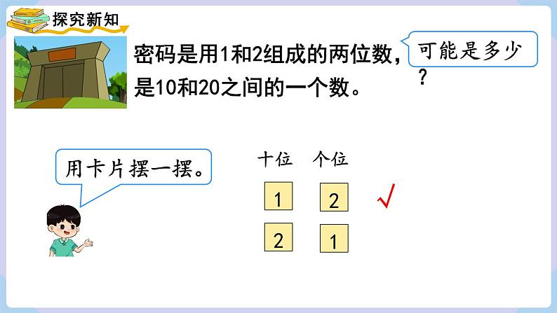 人教版二年级数学上册课件 第8单元  数学广角——搭配（一）第1课时  简单的排列03