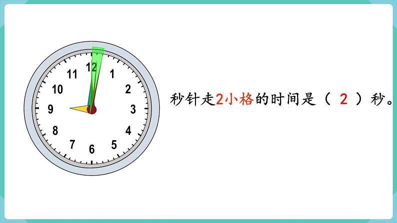 人教版三年级数学上册课件 第1单元  时、分、秒  第1课时  秒的认识05