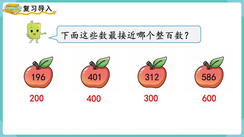 人教版三年级数学上册课件 第2单元  万以内的加法和减法（一）第4课时  三位数加、减三位数的估算第2页