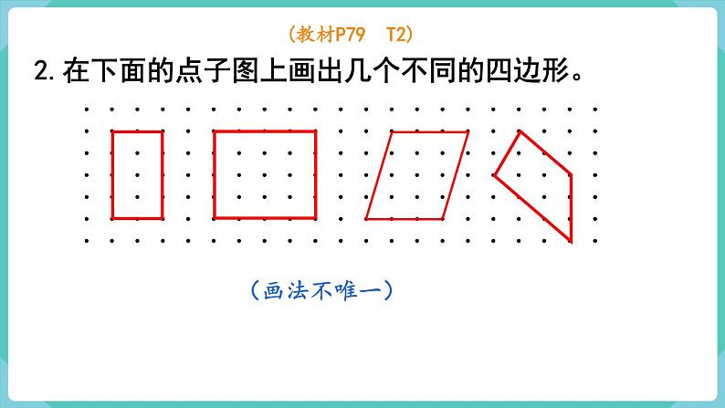 人教版三年级数学上册课件 第7单元  长方形和正方形 第1课时  四边形第7页