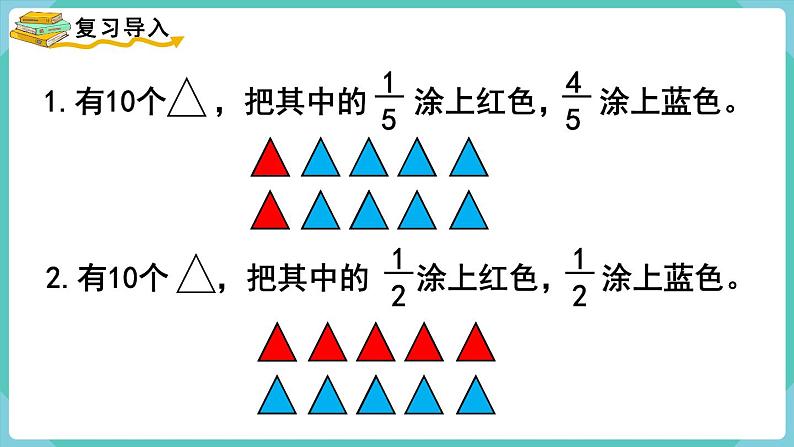 人教版三年级数学上册课件 第8单元  分数的初步认识 第7课时  分数的简单应用（2）02