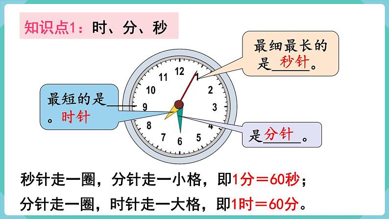 人教版三年级数学上册课件 第10单元  总复习 第2课时  量的计量03