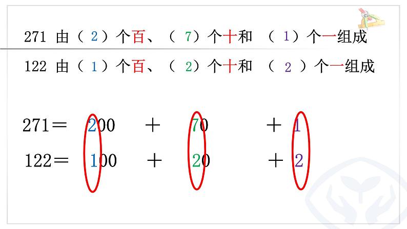 二年级下册数学课件-6.2.2 万以内的加法三位数加两、三位数｜冀教版  (共13张PPT)第5页