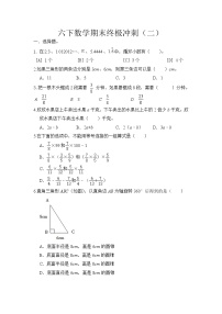 六下数学期末终极冲刺（二）