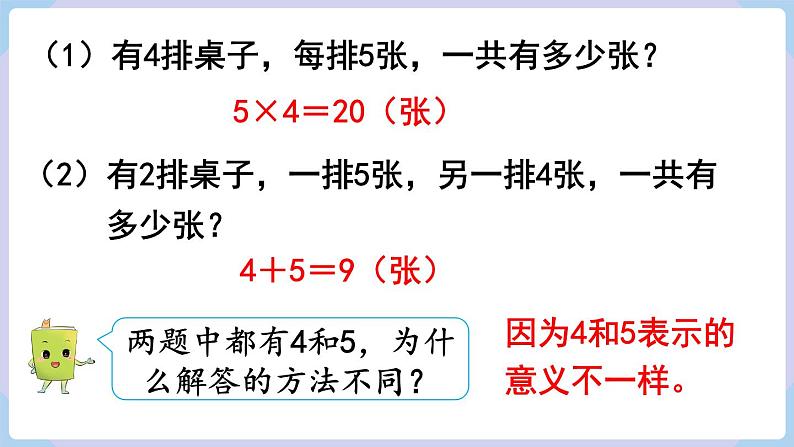 人教版二年级数学上册课件 第4单元  表内乘法（一）  第8课时  解决问题06