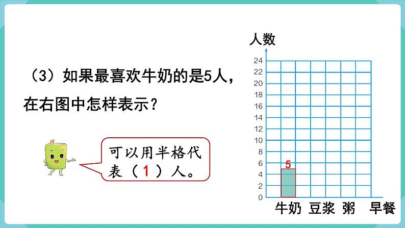 人教版四年级数学上册课件 第7单元 条形统计图  第2课时  条形统计图（2）07