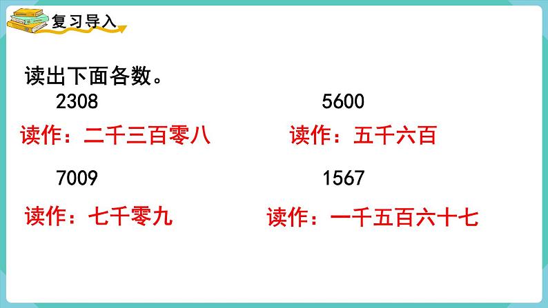 人教版四年级数学上册课件 第1单元 大数的认识  第2课时  亿以内数的读法02