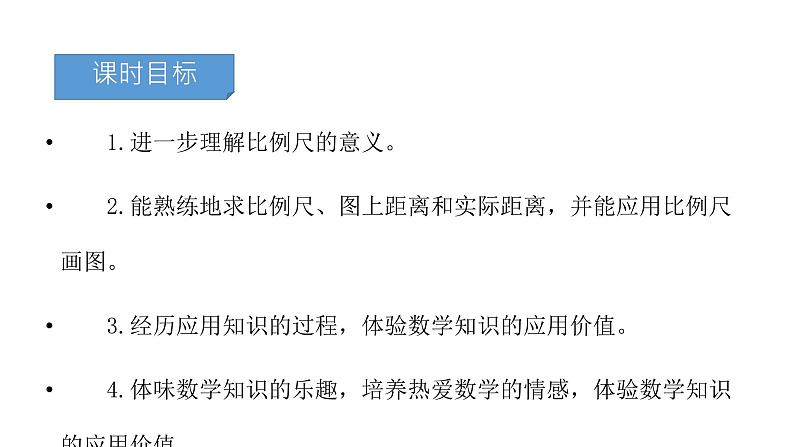 六年级下册数学课件－第四单元10.比例尺的应用练习课（基础） 人教版(共12张PPT)第2页