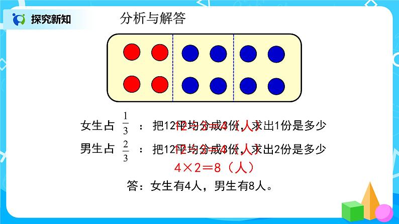 人教版数学三上8.5《分数的简单应用（二）》课件第7页