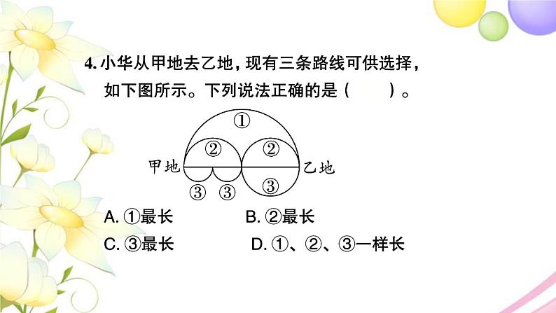 苏教版五年级数学下册第六单元圆第10课时整理与练习1习题课件06