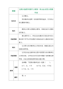 数学2 认识更大的数导学案