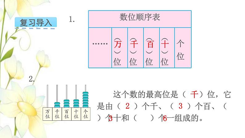 苏教版二年级数学下册四认识万以内的数第6课时认识万以内的数2教学课件03