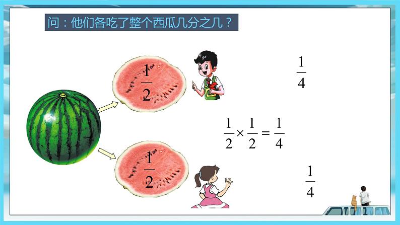 2022年苏教版六年级上册数学第二单元2分数与分数相乘及连乘（教材P34~36） 课件04