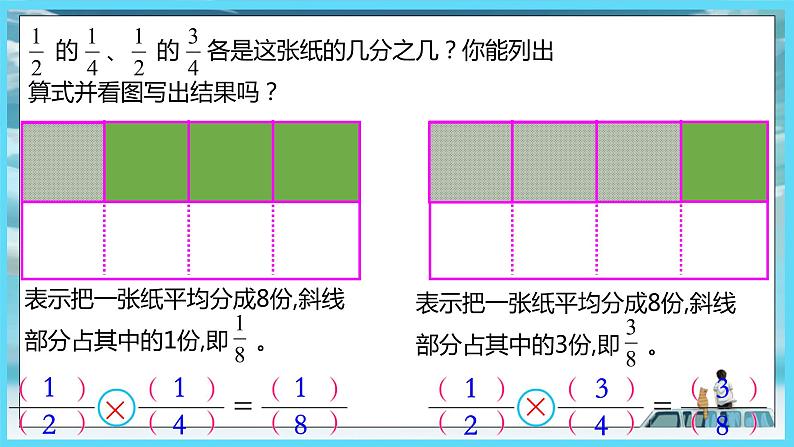 2022年苏教版六年级上册数学第二单元2分数与分数相乘及连乘（教材P34~36） 课件07