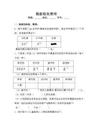 2020-2021学年1 数据收集整理习题