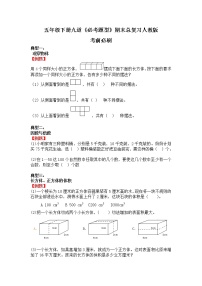 五年级下册九道《必考题型》期末总复习人教版