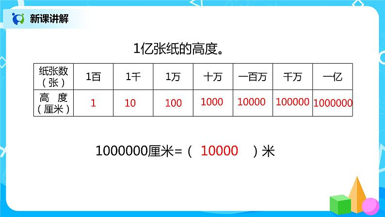 人教版数学四上《1亿有多大》课件+教学设计07