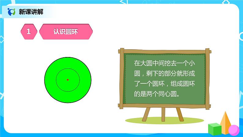 人教版小学数学六年级上册5.3.2《圆环的面积》PPT课件+教学设计+同步练习04