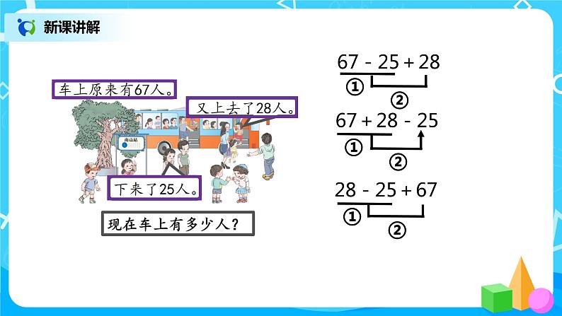 人教版数学二年级上册2.7《两位数的加减混合运算》课件+教学设计07