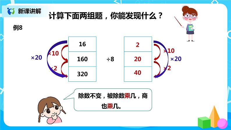 人教版数学四年级上册6.6《商的变化规律》课件+教学设计05