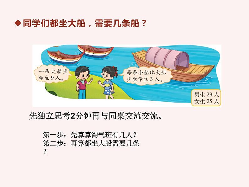 新北师大版小学数学三年级上册第一单元2《过河》课件05