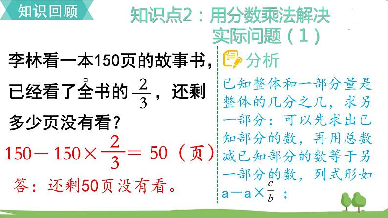 苏教版数学六年级上册 第五单元 分数四则混合运算 5.6 第6课时 单元复习　PPT课件+教案04