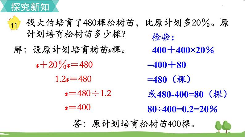 苏教版数学六年级上册 第六单元 百分数 6.14 第14课时 解决稍复杂的百分数实际问题（2）　PPT课件+教案05