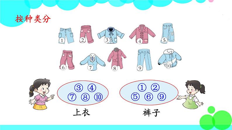 西师大版数学1年级上册 第三单元  分一分  认识图形 第1课时  分一分 PPT课件07