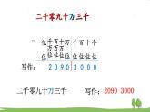 西師大版數(shù)學(xué)4年級(jí)上冊(cè) 第一單元  萬以上數(shù)的認(rèn)識(shí) 第3課時(shí) 萬以上數(shù)的寫法 PPT課件