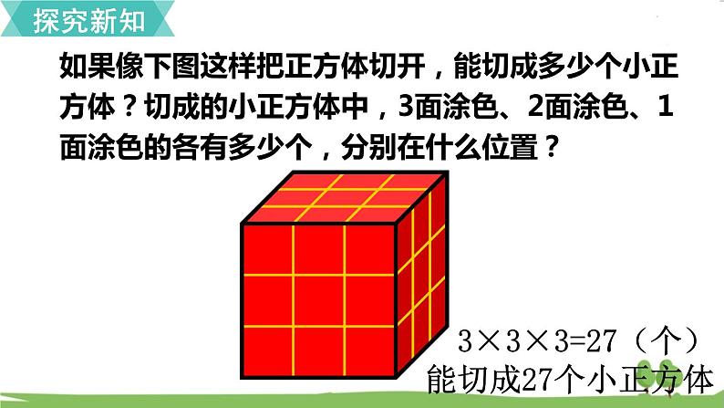 表面涂色的正方体第6页