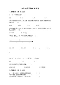 小升初数学期末测试卷（综合题）word版