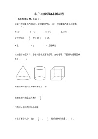 小升初数学期末测试卷附参考答案（b卷）