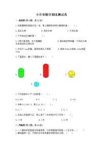 小升初数学期末测试卷附参考答案（培优b卷）