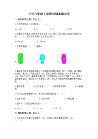 小学六年级下册数学期末测试卷附完整答案【全优】