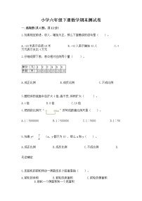 小学六年级下册数学期末测试卷精品【完整版】