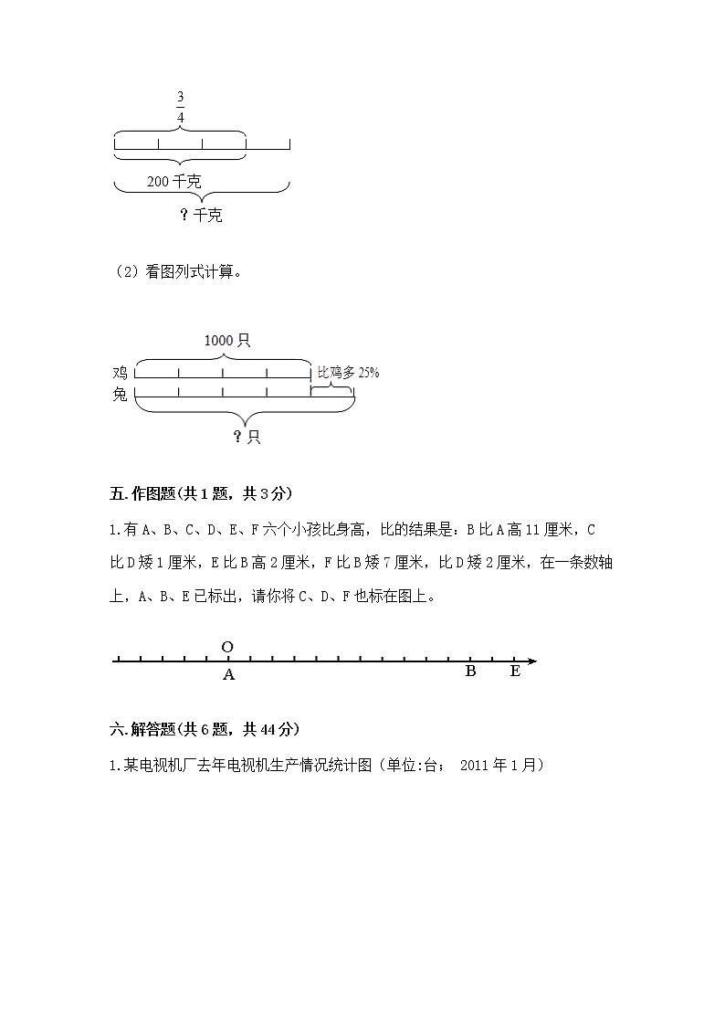 小升初数学期末测试卷及参考答案（达标题）03