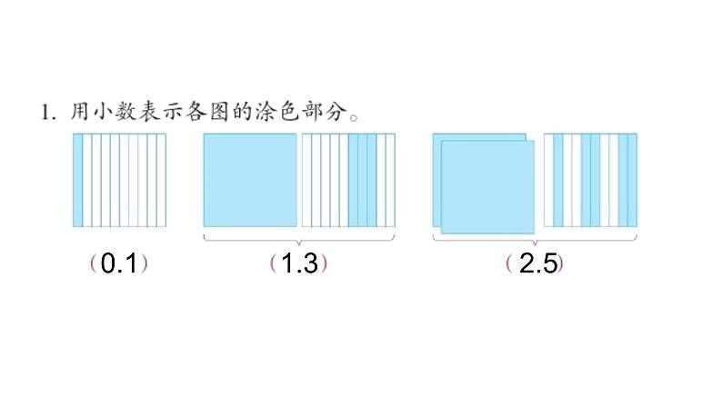 三年级下册数学课件  49.小数的初步认识练习   苏教版   (共11张PPT)第2页