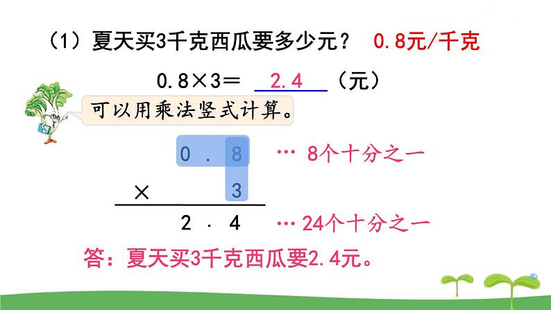 苏教版数学五年级上册 5.1 第1课时  小数乘整数 PPT课件+教案05