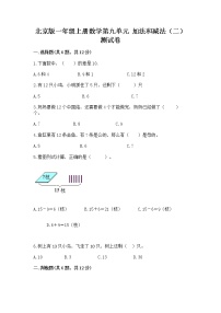 小学数学北京版一年级上册九 加法和减法（二）精品习题