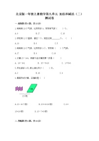 小学北京版九 加法和减法（二）精品达标测试