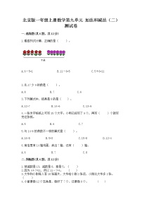 小学九 加法和减法（二）精品综合训练题