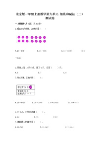 数学一年级上册九 加法和减法（二）优秀巩固练习