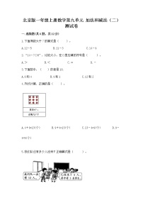 小学数学北京版一年级上册九 加法和减法（二）精品同步达标检测题