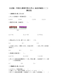 数学九 加法和减法（二）精品同步达标检测题