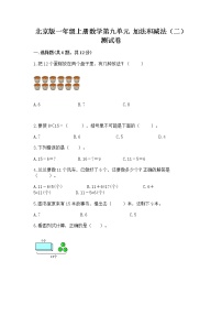 小学数学北京版一年级上册九 加法和减法（二）精品课后作业题