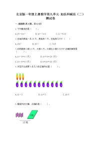 小学北京版九 加法和减法（二）精品随堂练习题