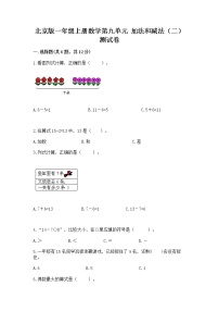 北京版一年级上册九 加法和减法（二）精品课时训练