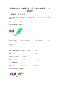 北京版一年级上册九 加法和减法（二）精品当堂达标检测题